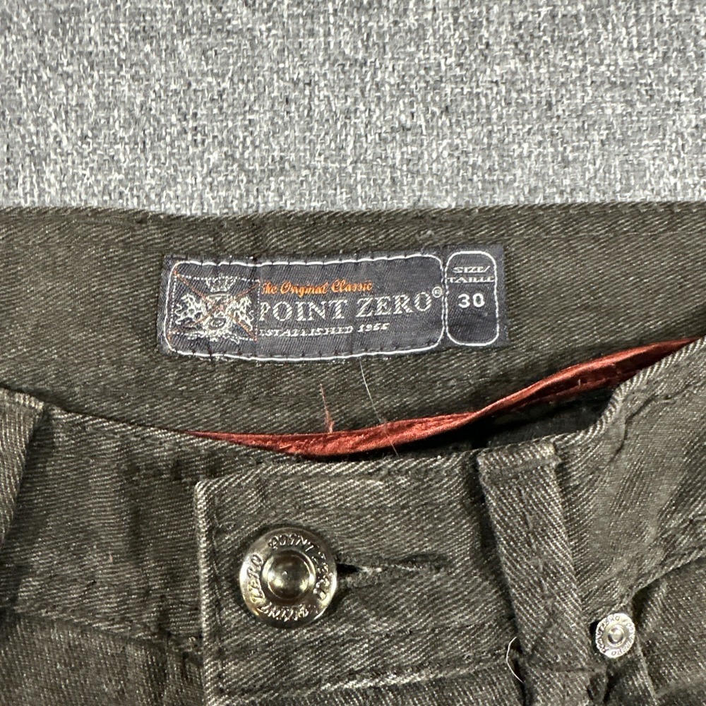 Point Zero Sam Classic Fit Stretch Jeans Men's Blue Denim 5 Pocket Size 31 x 29 - Picture 3 of 6